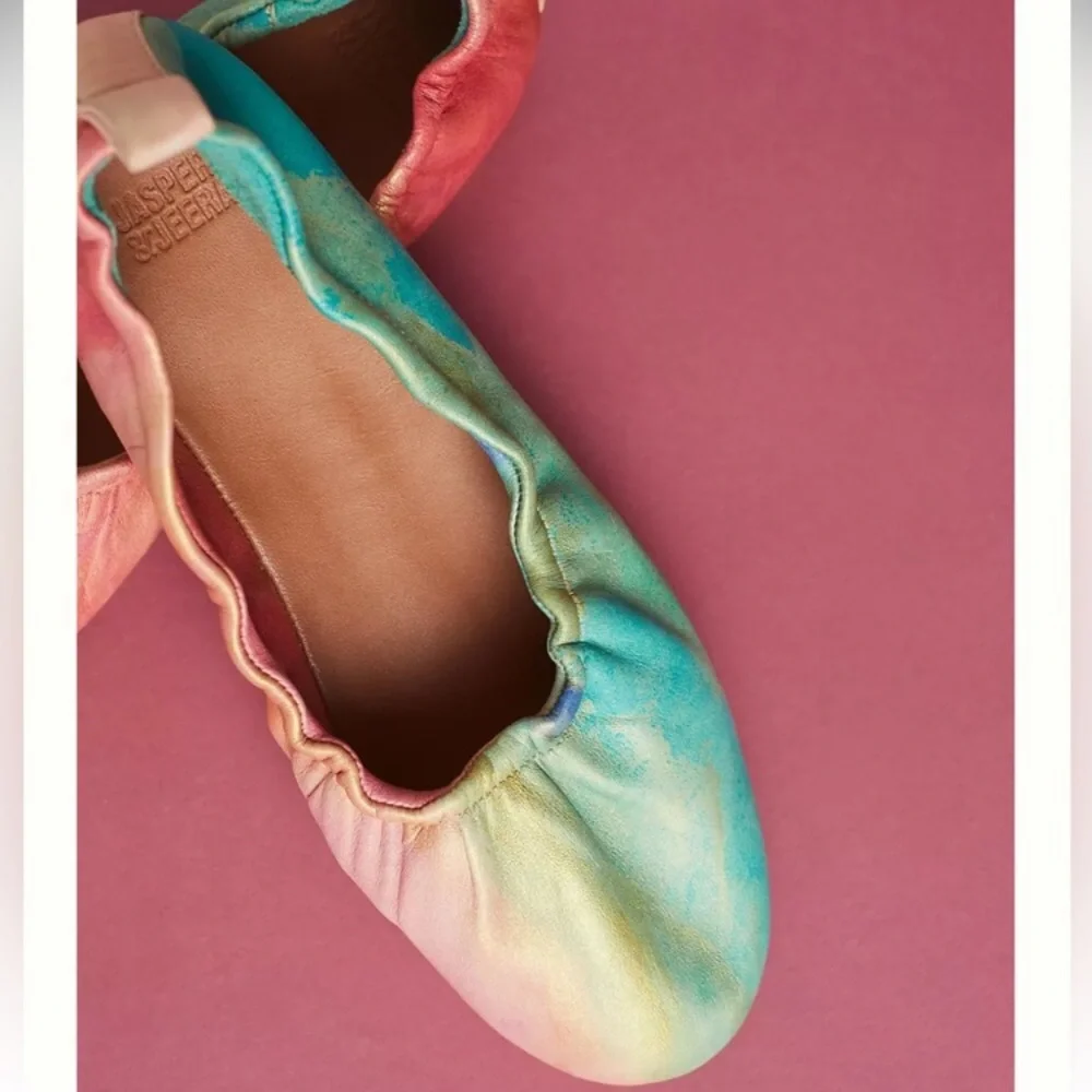 Jasper &‎ jeera Anthropologie watercolor flats